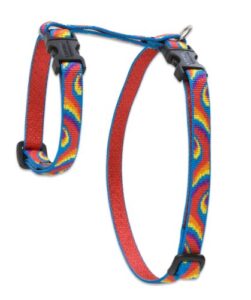 lupinepet originals 1/2" lollipop 12-20" h-style harness for small pets