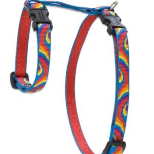 LupinePet Originals 1/2" Lollipop 12-20" H-style Harness for Small Pets