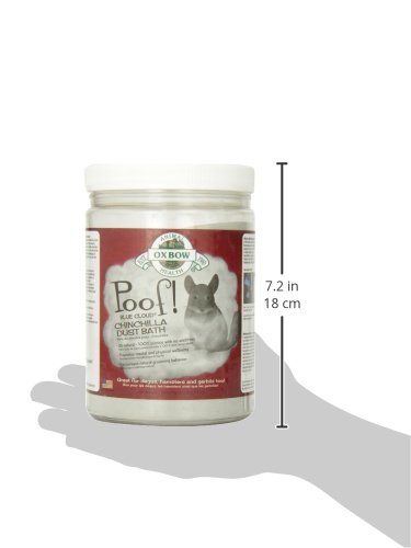 Oxbow Animal Health POOF! Chinchilla Dust Bath, 2.5 Pound Jar