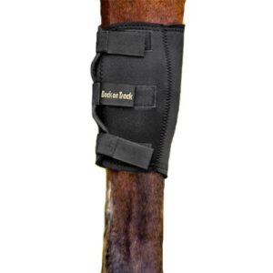 back on track 2-piece 11.5 to 9.5-inch therapeutic horse knee boots, medium
