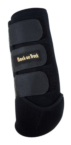 Back on Track Therapeutic Horse Exercise Boot for Front Leg, Medium, Black