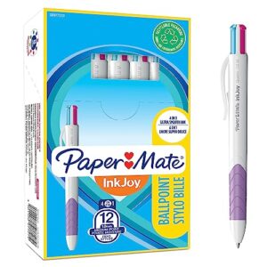 paper mate inkjoy quatro 4-colour ballpoint pen | medium tip 1.0mm | assorted fun colours