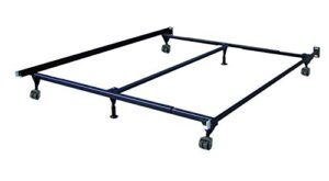 mantua insta-lock adjustable 6-leg bedframe with nylon rollers - twin/full/queen/king/cal. king