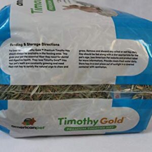 American Pet Diner 140 Timothy Gold Hay, 24 Oz,Blue