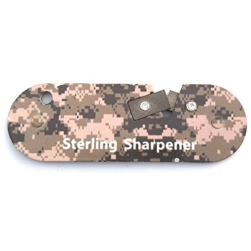 Sterling Sharpener SS Knife Sharpener, 3" x 1" x 0.5", Digital Camo