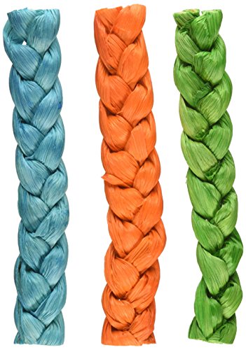 Ware 3 Piece Braided Chews for Small Animals, Large, Multicolor