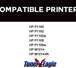 Toner Eagle Re-Manufactured MICR Toner Cartridge Compatible with HP Laserjet Pro P1100 P1102 P1102w P1109 P1109w CE285A 85A.