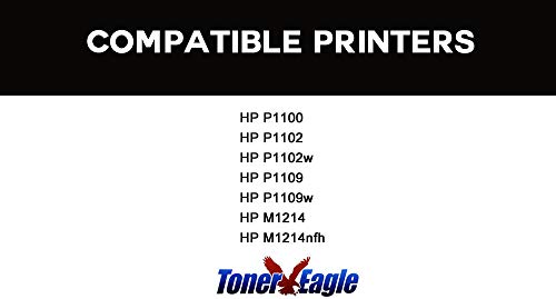 Toner Eagle Re-Manufactured MICR Toner Cartridge Compatible with HP Laserjet Pro P1100 P1102 P1102w P1109 P1109w CE285A 85A.