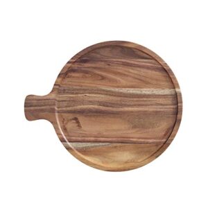 villeroy & boch artesano original antipasti plate : acacia wood, 11 in, brown