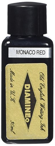 Diamine 30 ml Bottle Fountain Pen Ink, Monaco Red