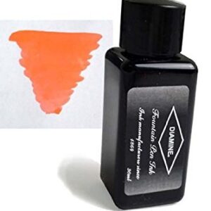 Diamine 30 ml Bottle Fountain Pen Ink, Coral