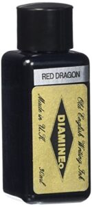diamine 30 ml bottle fountain pen ink, red dragon