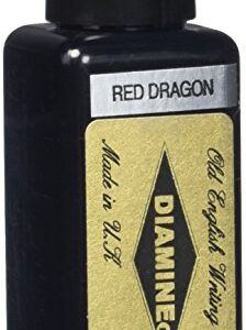 Diamine 30 ml Bottle Fountain Pen Ink, Red Dragon