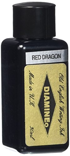 Diamine 30 ml Bottle Fountain Pen Ink, Red Dragon