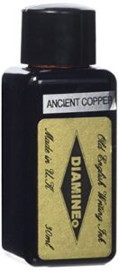 diamine 30 ml bottle fountain pen ink, ancient copper