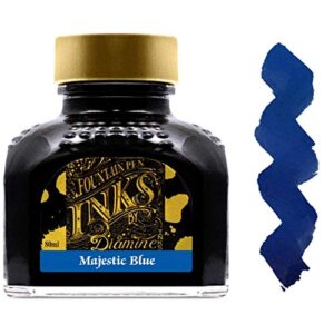 diamine ink bottle majestic blue