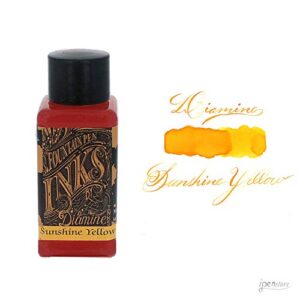 Diamine 30 ml Bottle Fountain Pen Ink, Sunshine Yellow