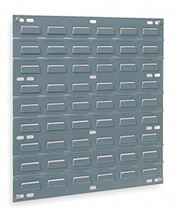 akro-mils 30618 panel storage louvered, steel, 18" l, 19" h