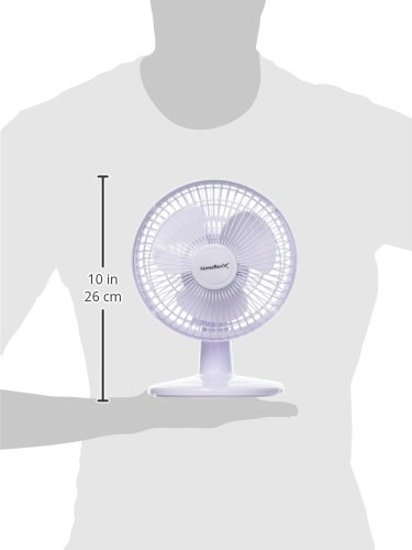 Homebasix Clip-On Oscillating Portable Fan 6 in