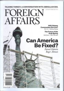foreign affairs magazine (january/february 2013)