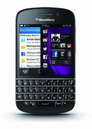 BLACKBERRY Q10 16GB BLACK QWERTY KEYBOARD TOUCH FACTORY UNLOCKED MODEL NO : RFN81UW (2G & 3G 800/850/900/1900/2100 & 4G LTE 800/900/1800/2600)