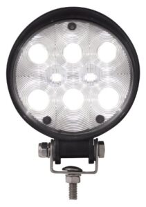 grand general (76350) 4.5" round high intensity 8-led work light with dual 12/24 voltage