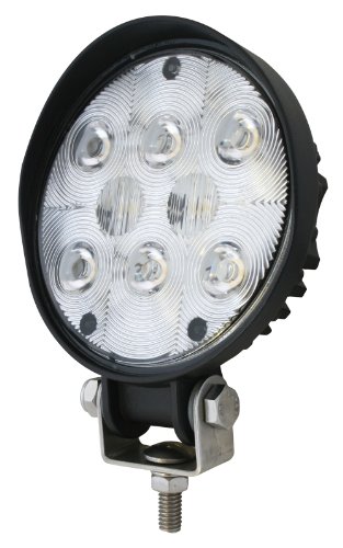 Grand General (76350) 4.5" Round High Intensity 8-LED Work Light with Dual 12/24 Voltage