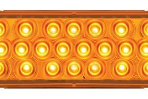 GG Grand General 78230BP Oval Pearl Amber/Amber 24 LED Sealed Park/Turn Light