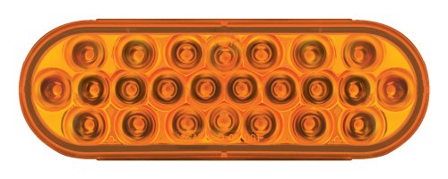 GG Grand General 78230BP Oval Pearl Amber/Amber 24 LED Sealed Park/Turn Light