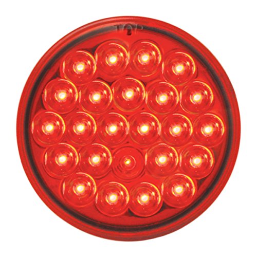 Grand General 78273BP Red 4" Round Pearl 24-LED Stop/Turn/Tail Sealed Light