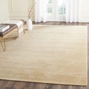 safavieh himalaya collection area rug - 9' x 12', beige, handmade wool, ideal for high traffic areas in living room, bedroom (him610e)