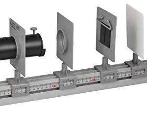 Eisco Labs Complete Optical Bench and Attachment Set, with 20 Lab Activities