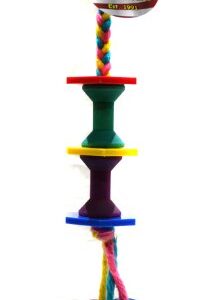 Platinum Tweeter Toys Spool Stack Bird Chewable Toy