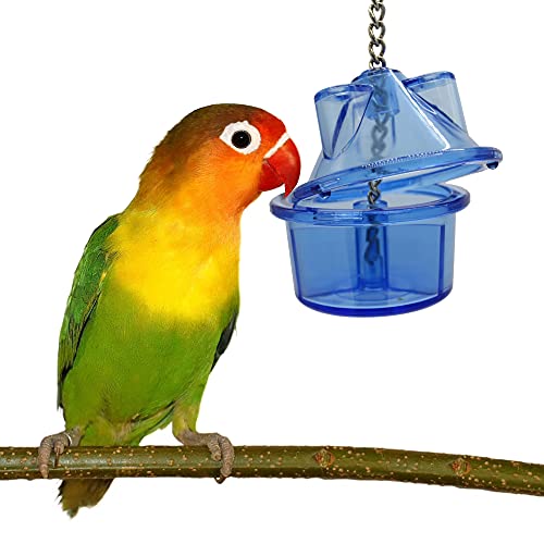 Sweet Feet and Beak Platinum Tweeter Toy - Perfect Bird Cage Toy Box for Large Birds Foraging Treasures & Treats - Safe, Non-Toxic, Easy to Install - Cage Accessories
