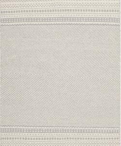 SAFAVIEH Kilim Collection Accent Rug - 2'6" x 4', Grey & Ivory, Handmade Flat Weave Wool, Ideal for High Traffic Areas in Entryway, Living Room, Bedroom (KLM419B)