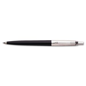 parker jotter ballpoint pen - medium pen point type - black ink - assorted barrel - 1 / pack