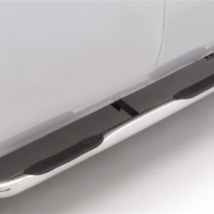 Lund 22680437 Polished Stainless Steel 3" Round Bent Nerf Bars for 2004-2008 Ford F-150 SuperCrew