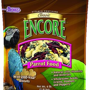 F.M.BROWN'S Encore Classic Natural Parrot Food, 4lb