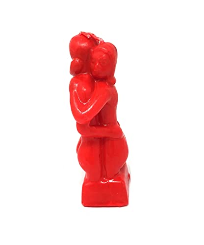 CircuitOffice Red 5.75 Inch Lovers Adam and Eve Couple Candle Love Ritual Fall in Love with Me Spell