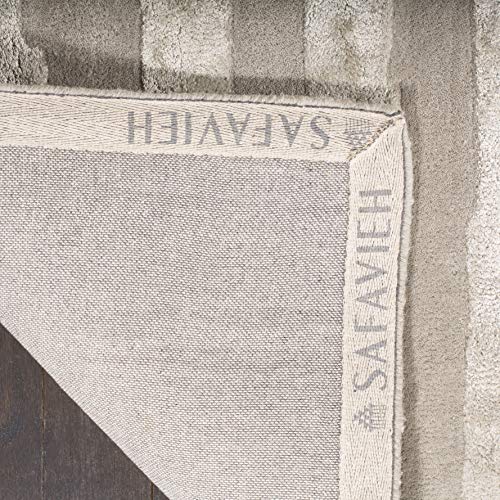 SAFAVIEH Soho Collection 9' x 12' Grey SOH519A Handmade Premium Wool Area Rug