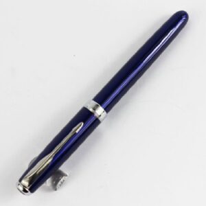 casual elegant jinhao blue rollerball pen with silver clip