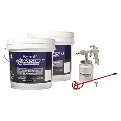 LizardSkin LSCI-4GAL Kit Ceramic Insulation with Spray Gun - 4 Gallon