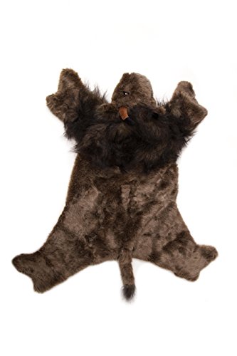 Carstens, Inc Plush Buffalo Animal Rug, Small