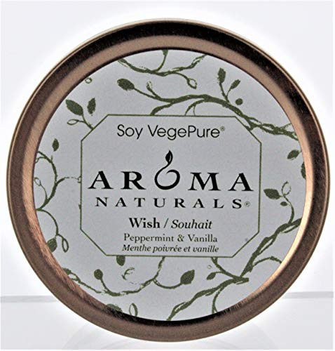 Aroma Naturals Wish Peppermint Vanilla Tin