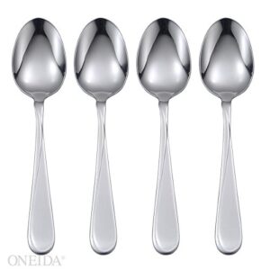 Oneida Flatware Flight Dinner Spoons, Set of 4