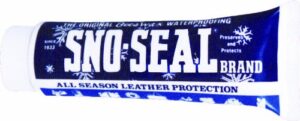 sno-seal wax 3.5. oz. (100 gram) waterproofing