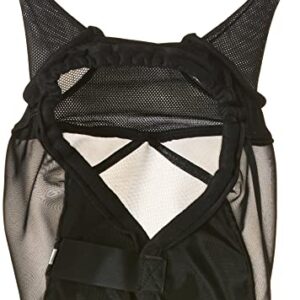 Tough 1 Fly Mask with Ears, Black, Miniature Size