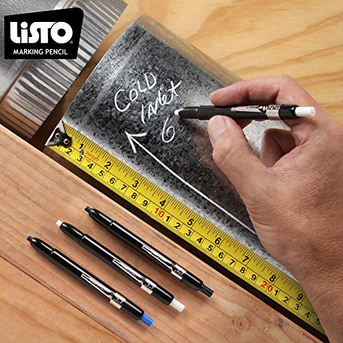 Listo 162 Marking Pencils Refill - RED, Box of 72, Grease Pencils/China Marking Pencils/Wax Pencils