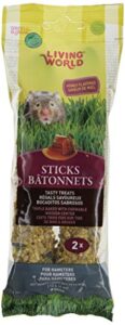 living world hamster honey treat sticks, 4-ounce