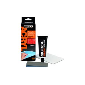 quixx 10003 acrylic scratch remover - removes scratches from clear acrylic and plexiglas surfaces on cars, motorcycles, caravans, and boats